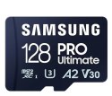 Karta pamięci microSD Samsung Pro Ultimate 128GB szybka z czytnikiem