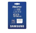 Karta pamięci microSD Samsung PRO+ 512GB z adapterem szybka i wydajna