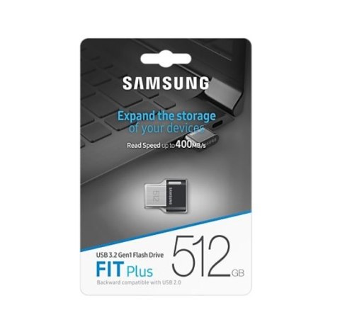 Pendrive Samsung FIT Plus 512 GB USB 3.1 szary szybki przenośny