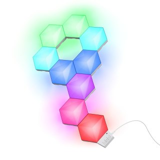 Panel oświetleniowy Trust GXT902 VYBZ RGB HEXAGON dekoracyjny LED