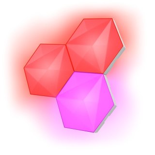 Panele dodatkowe Trust GXT903 VYBZ LED HEXAGON 3 sztuki RGB dekoracyjne