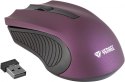 YENKEE Mysz bezprzewodowa Monaco fioletowa 1000 DPI do biura