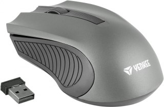 Mysz YENKEE Monaco bezprzewodowa 2.4GHz uniwersalna szara z 3 przyciskami
