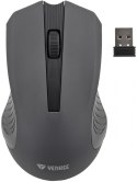 Mysz YENKEE Monaco bezprzewodowa 2.4GHz uniwersalna szara z 3 przyciskami