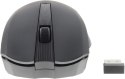 Mysz YENKEE Monaco bezprzewodowa 2.4GHz uniwersalna szara z 3 przyciskami