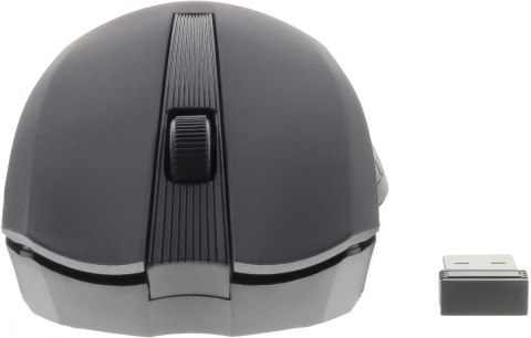 Mysz YENKEE Monaco bezprzewodowa 2.4GHz uniwersalna szara z 3 przyciskami
