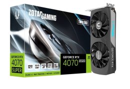 ZOTAC Karta graficzna GeForce RTX 4070 SUPER TWIN EDGE 12GB DDR6X