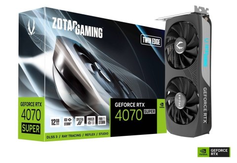 ZOTAC Karta graficzna GeForce RTX 4070 SUPER TWIN EDGE 12GB DDR6X
