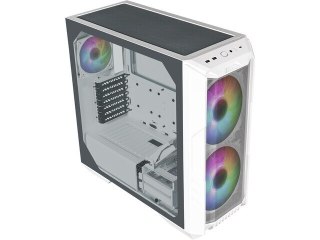 Obudowa Cooler Master HAF 500 ARGB biała midi tower z panelem szklanym