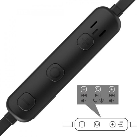 Hama Słuchawki bezprzewodowe Freedom Run II dokanałowe czarne sportowe