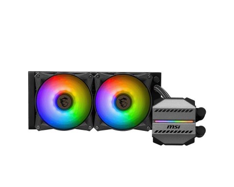 Chłodzenie procesora MSI MAG CORELIQUID M240 240mm z ARGB wentylatorami