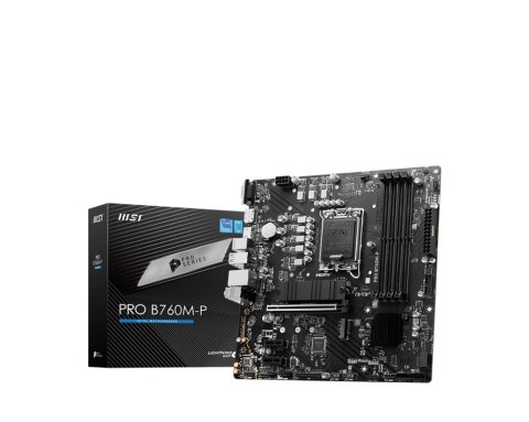 Płyta główna MSI PRO B760M-P s1700 DDR5 mATX z HDMI i DisplayPort