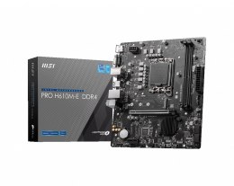 Płyta główna MSI PRO H610M-E mATX DDR4 HDM obsługuje 12 gen Intel