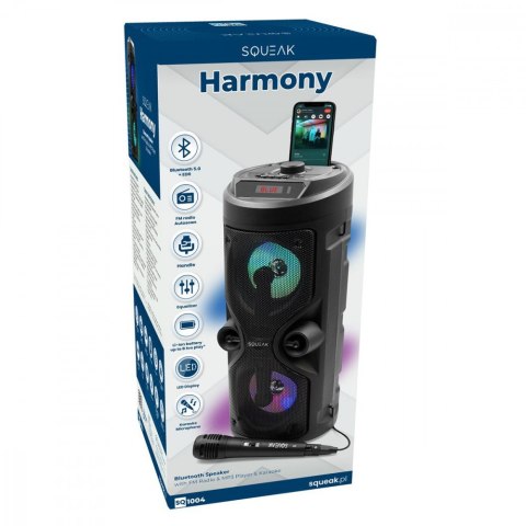 Głośnik Bluetooth 5.0 SQUEAK Harmony SQ1004 mobilny z karaoke