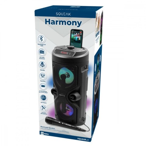 Głośnik Bluetooth 5.0 SQUEAK Harmony SQ1004 mobilny z karaoke