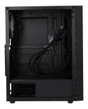 Obudowa Gembird Fornax 2500 RGB Midi Tower z hartowanym szkłem