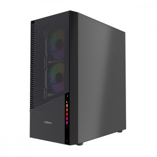 Obudowa Gembird Fornax 4300 ATX czarna gamingowa z podświetleniem ARGB