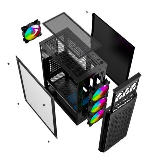 Obudowa Gembird Fornax 400X gamingowa midi tower z ARGB