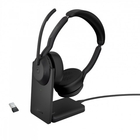 Słuchawki Jabra Evolve2 55 Link380a MS z ANC ergonomiczne bezprzewodowe