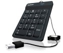 Klawiatura KEYSONIC ACK-118BK2 odporna na kurz IP64 numeryczna z USB