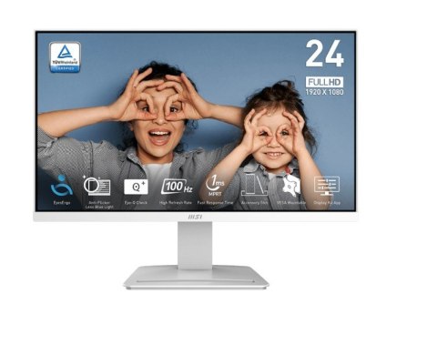 Monitor MSI PRO MP2412W 23.8 FHD LED 100Hz Ergonomiczny Biały
