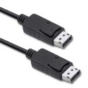 Qoltec Kabel DisplayPort 1.2 3m męski 4K wysoka jakość do wideo