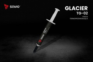 Pasta termoprzewodząca Savio Glacier TG-02 8.5 W/mK 2g łatwa w aplikacji