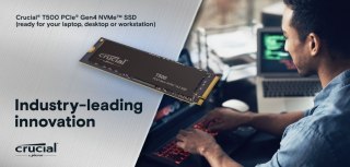 Dysk SSD Crucial T500 500GB M.2 NVMe PCIe 4.0 wydajny do gier