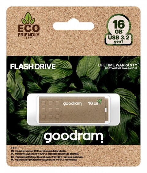 Pendrive GOODRAM UME3 16GB USB 3.0 Eco Friendly biodegradowalny