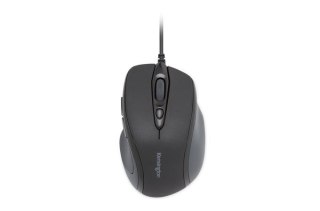 Kensington Mysz Pro Fit średni czarna przewodowa ergonomiczna do biura