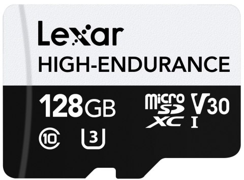 Karta microSD Lexar High Endurance 128GB U3 A1 V30 100/45MB/s