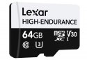 Karta microSD Lexar High Endurance 64GB C10 A1 U1 V30 100MB/s