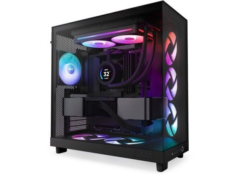 Wentylator NZXT F240 RGB CORE PWM czarny 12 cm ciche efektywne chłodzenie