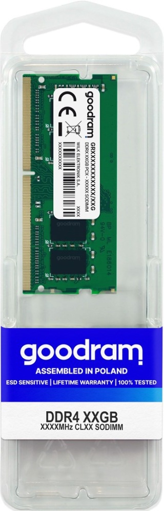 Pamięć GOODRAM DDR4 SODIMM 16GB 2400MHz wydajna CL17