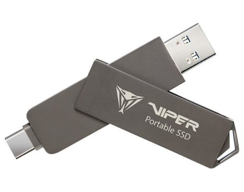 Dysk zewnętrzny SSD Patriot PVP30 2TB 1000 MB/s USB 3.2 kompaktowy szary