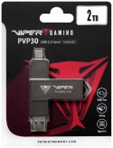Dysk zewnętrzny SSD Patriot PVP30 2TB 1000 MB/s USB 3.2 kompaktowy szary