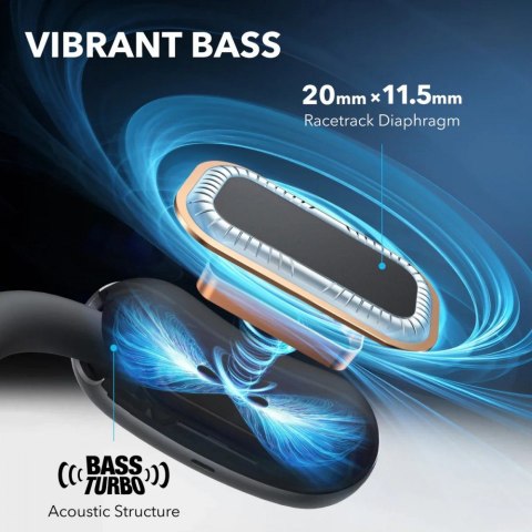 Słuchawki bezprzewodowe Anker Soundcore Aero Fit 2 Bluetooth czarne