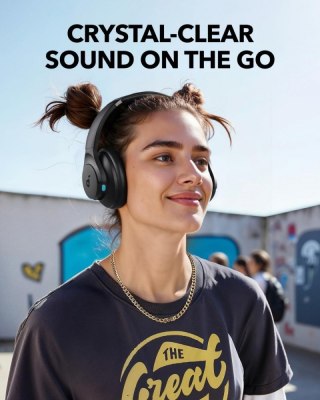 Słuchawki Anker Soundcore Q11i ciemny szary nauszne Bluetooth z mikrofonem