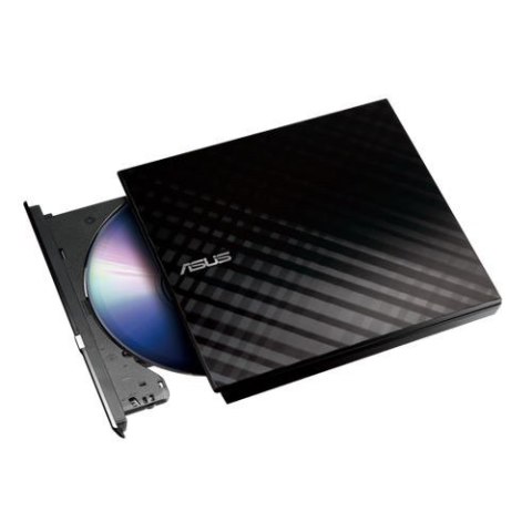 Asus SDRW-08D2S-U LITE zewnętrzna nagrywarka DVD USB slim czarna