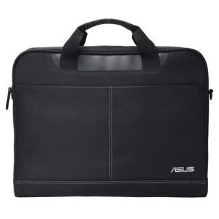 Torba na notebooka Asus 16 Nereus czarna stylowa z regulowanym paskiem