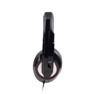 Gembird Słuchawki z mikrofonem MHS-U-001 USB czarne stereo