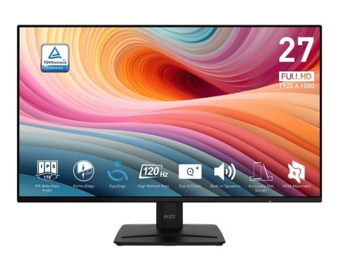 Monitor MSI PRO MP271A E2 27 FHD LED 120Hz czarny biznesowy