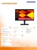 Monitor Samsung 24 S40GD IPS FHD 1920x1080 100Hz z głośnikami