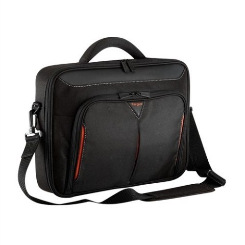 Torba Targus Classic+ Clamshell 17-18 czarna na laptopa z paskiem