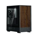 Zalman Obudowa P10 NAMU mATX Mini Tower czarna stylowa z panelem szklanym