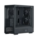 Zalman Obudowa P10 NAMU mATX Mini Tower czarna stylowa z panelem szklanym