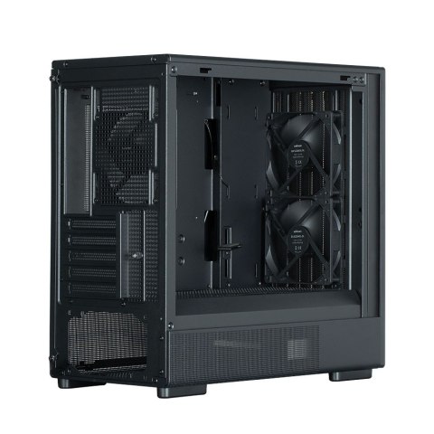 Zalman Obudowa P10 NAMU mATX Mini Tower czarna stylowa z panelem szklanym