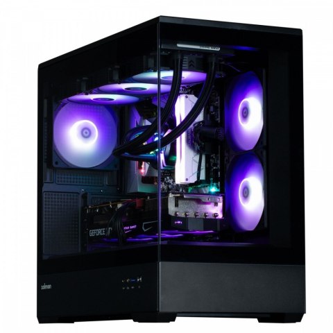 Obudowa Zalman P30 V2 MicroATX Mini Tower RGB 3 wentylatory hartowane szkło