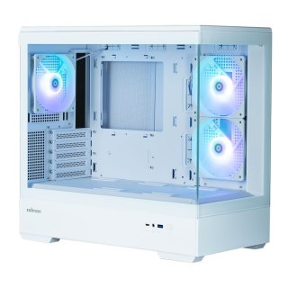 Obudowa Zalman P30 V2 MicroATX Mini Tower Biała z 3 Wentylatorami RGB