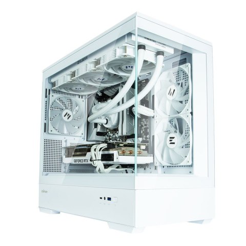 Obudowa Zalman P30 V2 MicroATX Mini Tower Biała z 3 Wentylatorami RGB